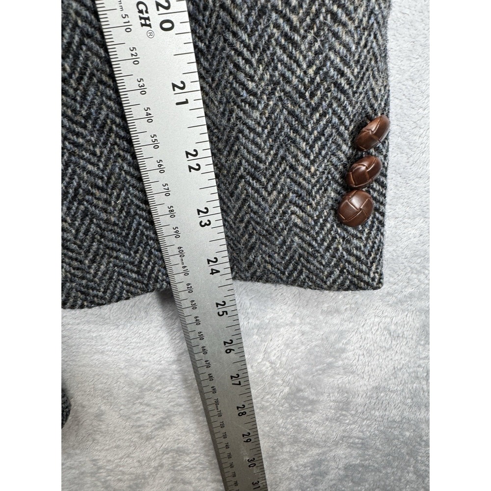 Orvis Harris Tweed Sport Coat Handwoven‎ Wool Blazer Jacket Vintage Men's 42R - Picture 6 of 11